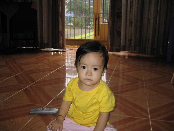 Nhat Lan when she was one year old